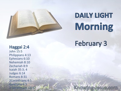 “Be strong … and work; for I am with  you,” says the Lord of hosts.